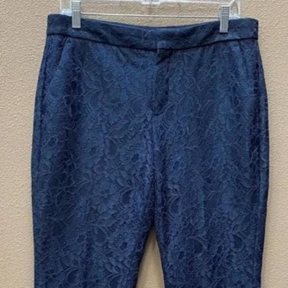 Banana Republic Sloan Lace Overlay Dress Pants 0